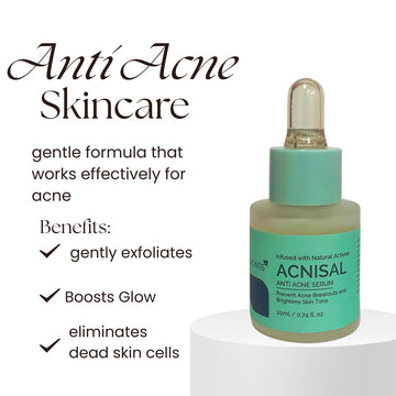 ACNISAL Anti Acne Serum- Prevent Acne Breakouts and Brightens Skin Tone
